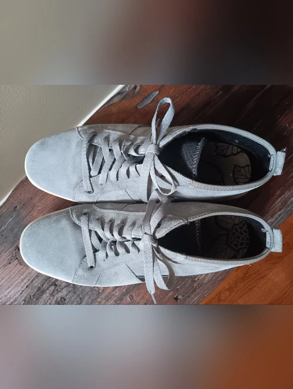 ​Rockport V79517 Men's Size 10 M Grey Suede Mid High Top Sneakers Chukka Shoes